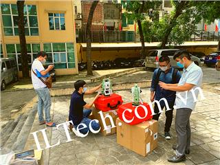 ILTech successfully delivered a large number micromate vibration meter and total station