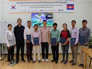 Chương trình nâng cao năng lực sử dụng GPR (Radar xuyên đất) trong khảo cổ cho Cục Bảo tồn Di tích & Khảo cổ và Cục quản lý Nước, Lâm nghiệp và Cơ sở hạ tầng - Campuchia